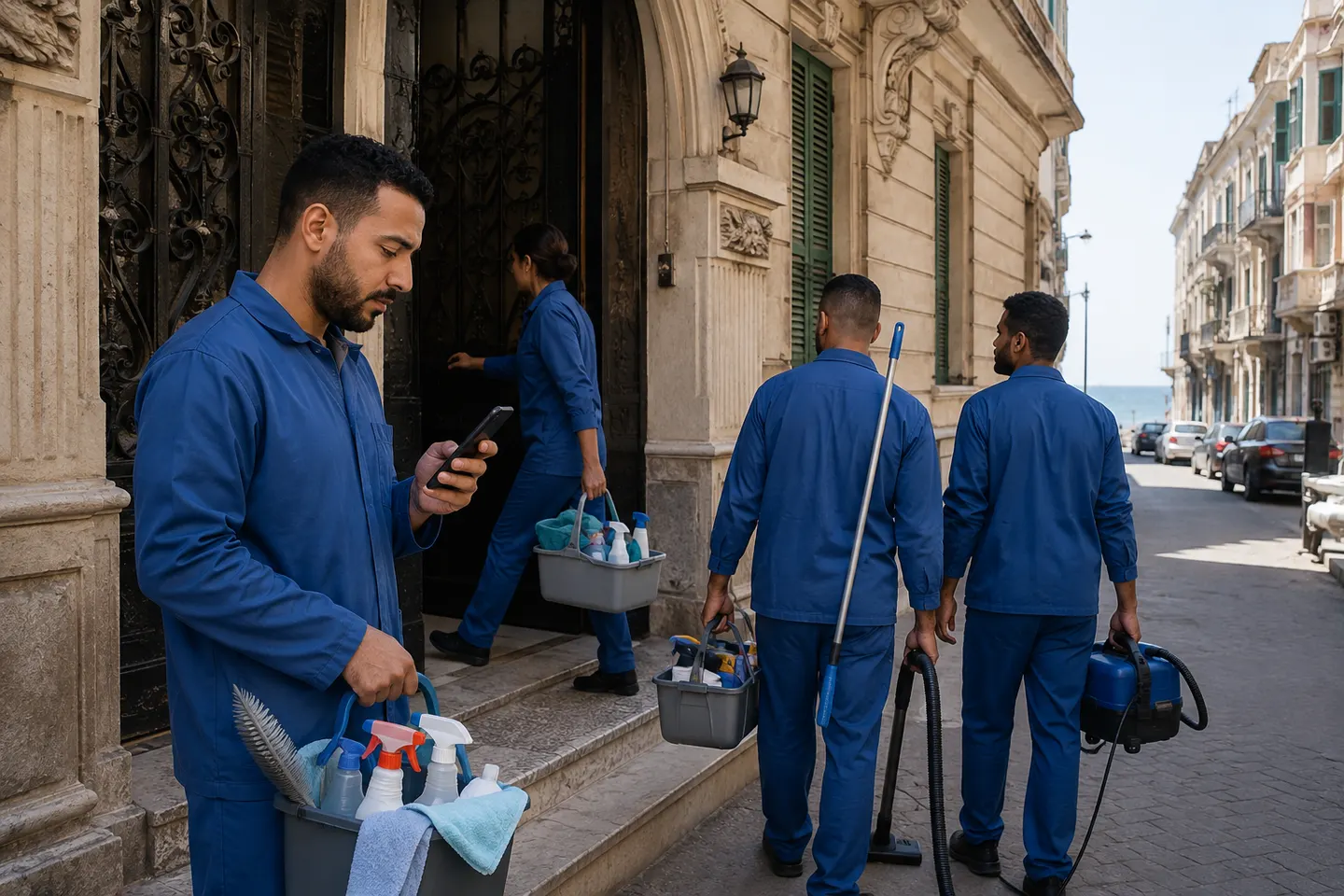 تنظيف منازل أحياء الإسكندرية للموعد ونطاق الفريق